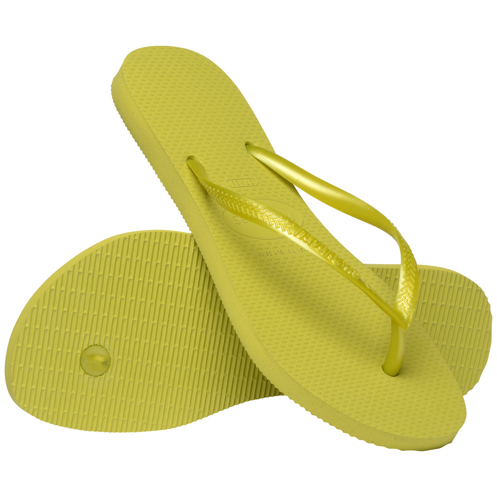 Women's Slim Flip Flops - Wild Lime