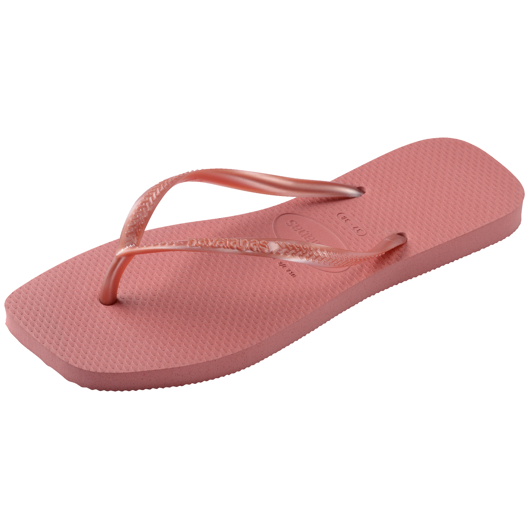 Women's Slim Square Flip Flops - CANYON CLAY