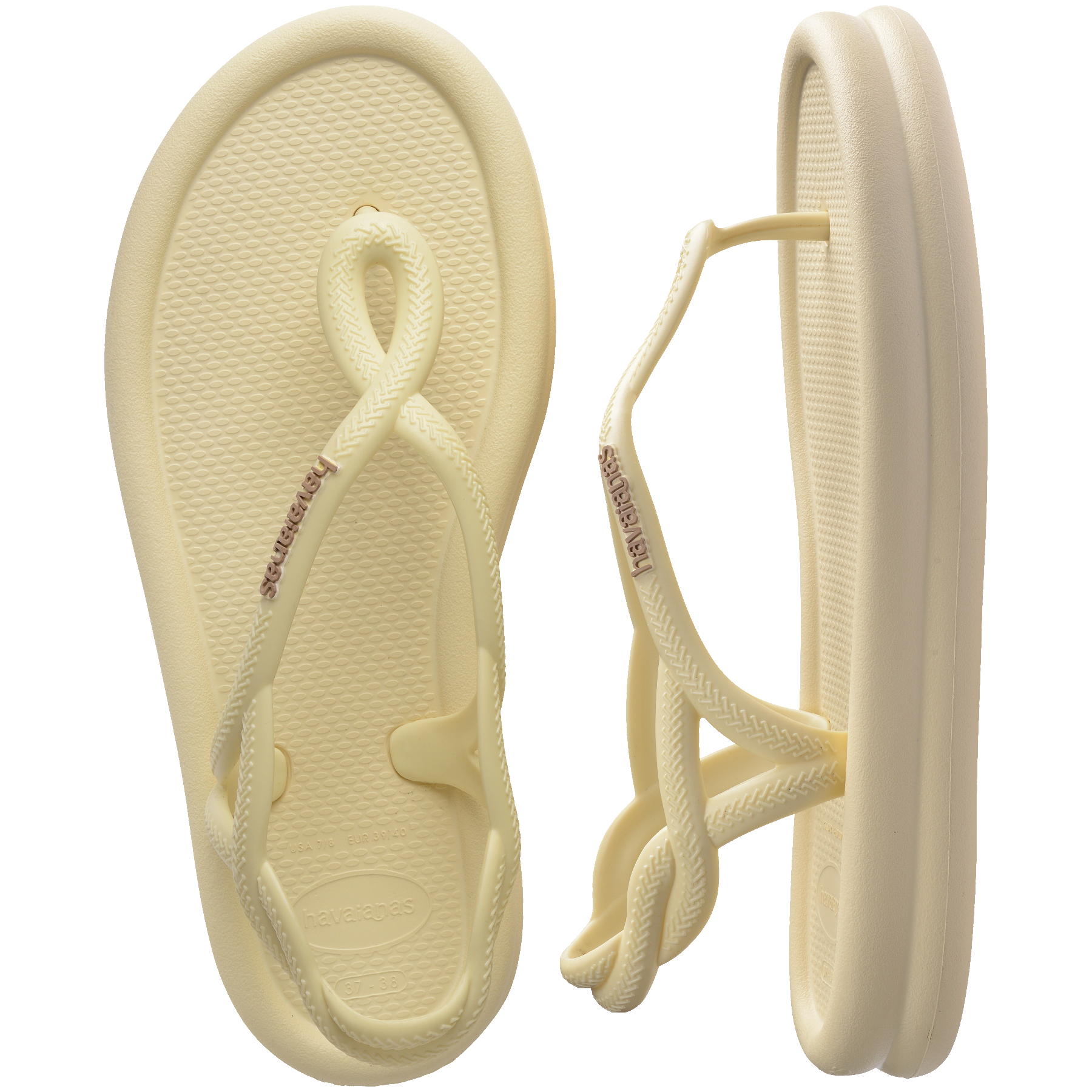 Women's Luna Puffed Sandals - BUTTERCREAM