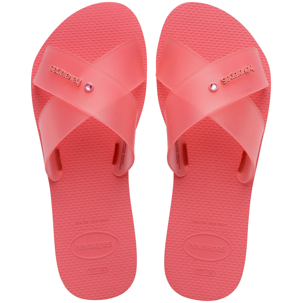 Women's Aqua Jelly Sandals - TROPICAL CORAL