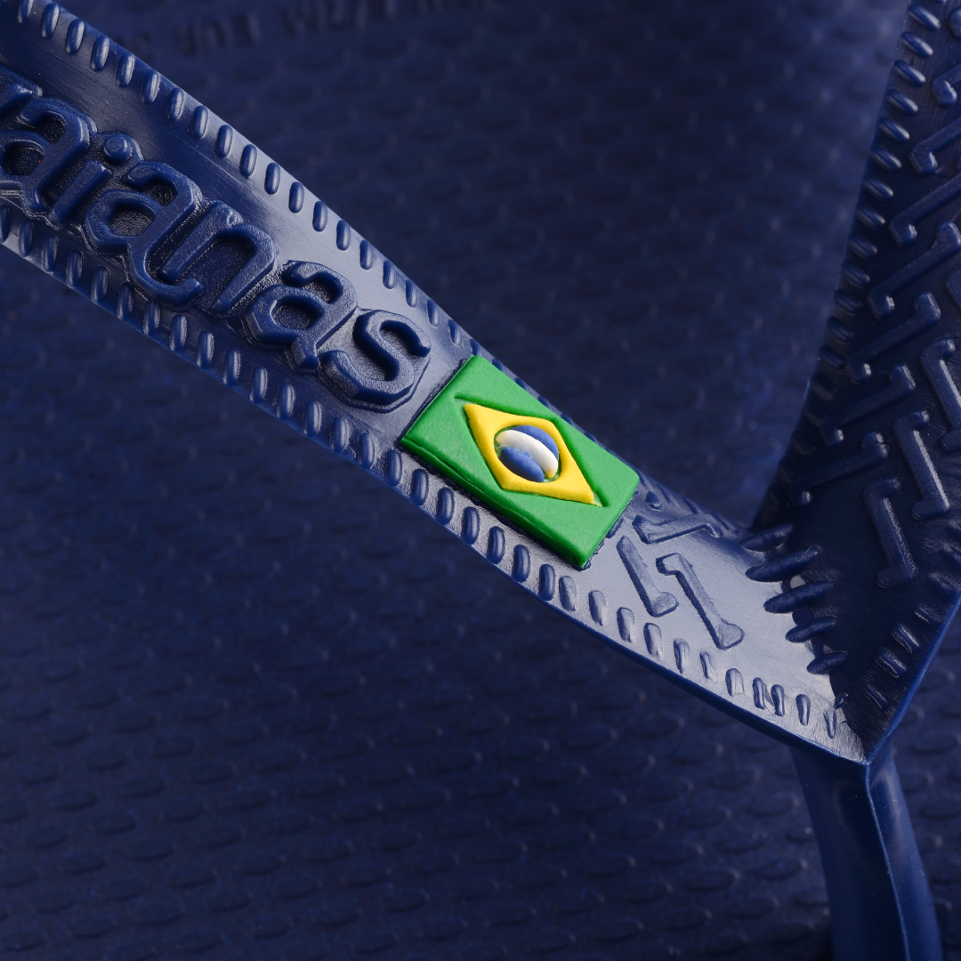 Men's Brazil Flip Flops - Navy Blue