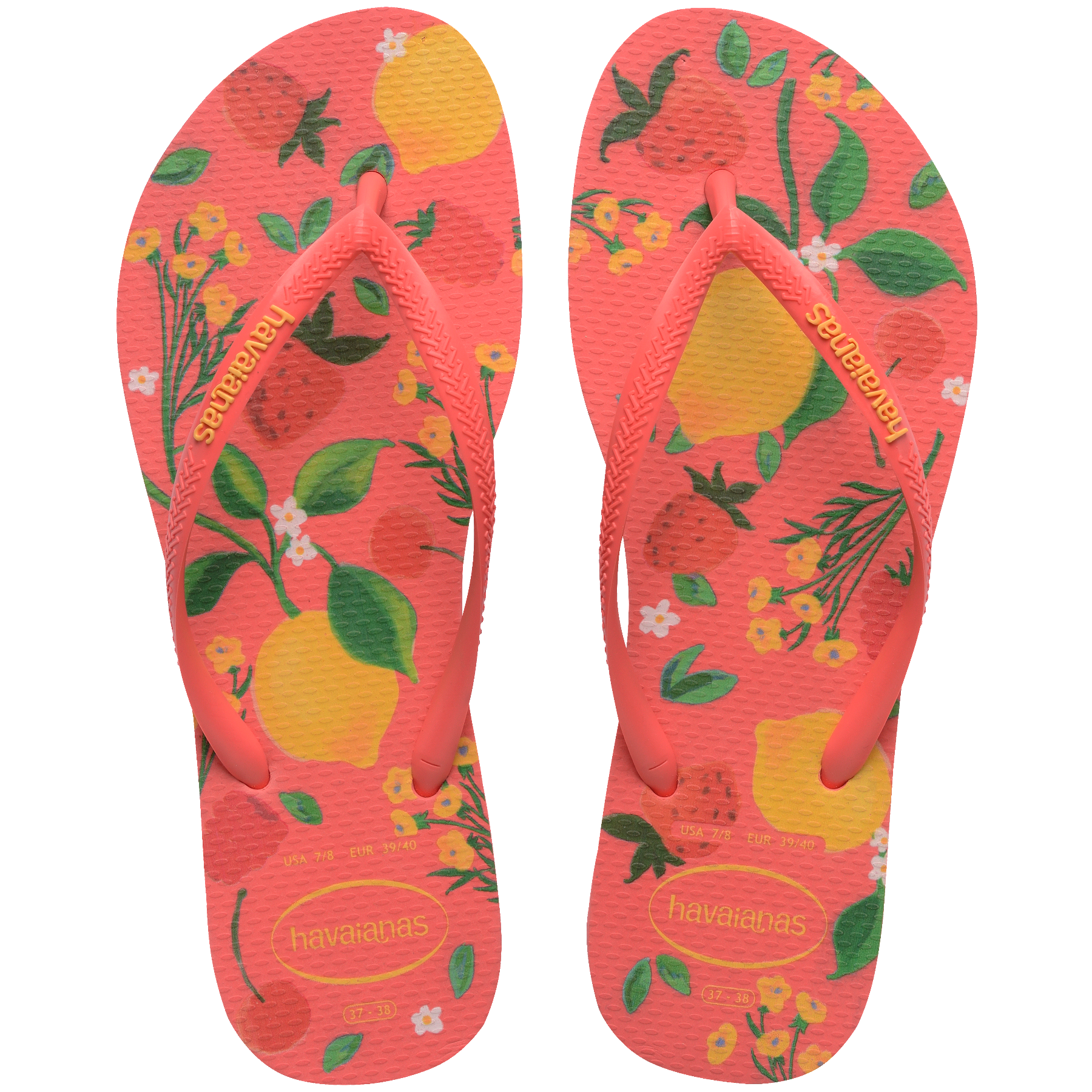 Women's Summer Bliss Slim Flip Flops - TROPICAL CORAL