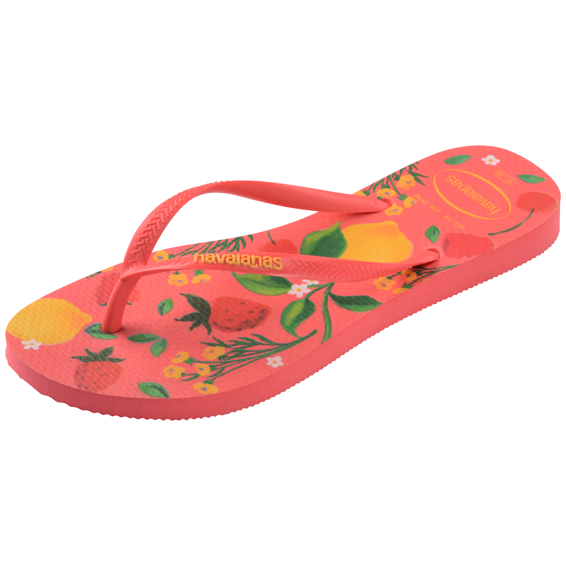 Women's Summer Bliss Slim Flip Flops - TROPICAL CORAL