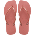 Women's Slim Square Flip Flops - CANYON CLAY