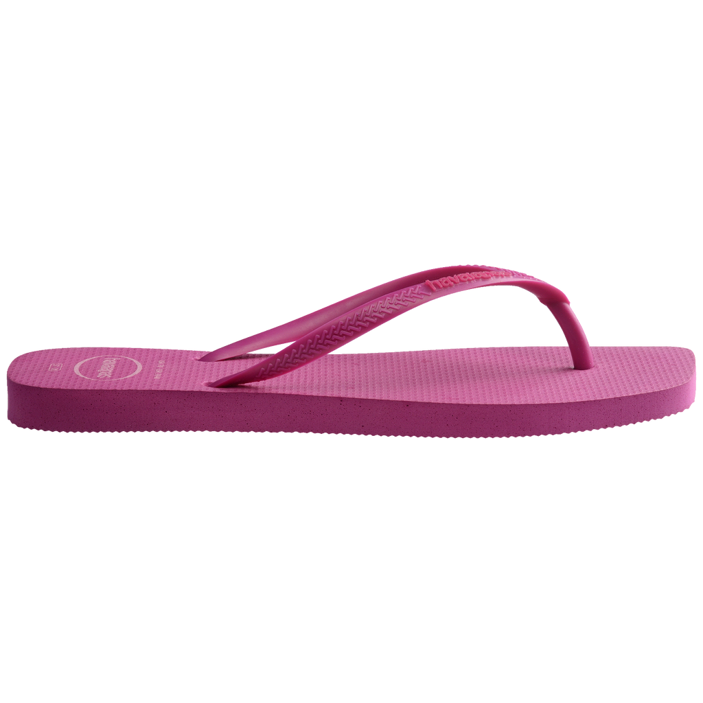 Women's Slim Square Logo Pop Up Flip Flops - ROSE GUM