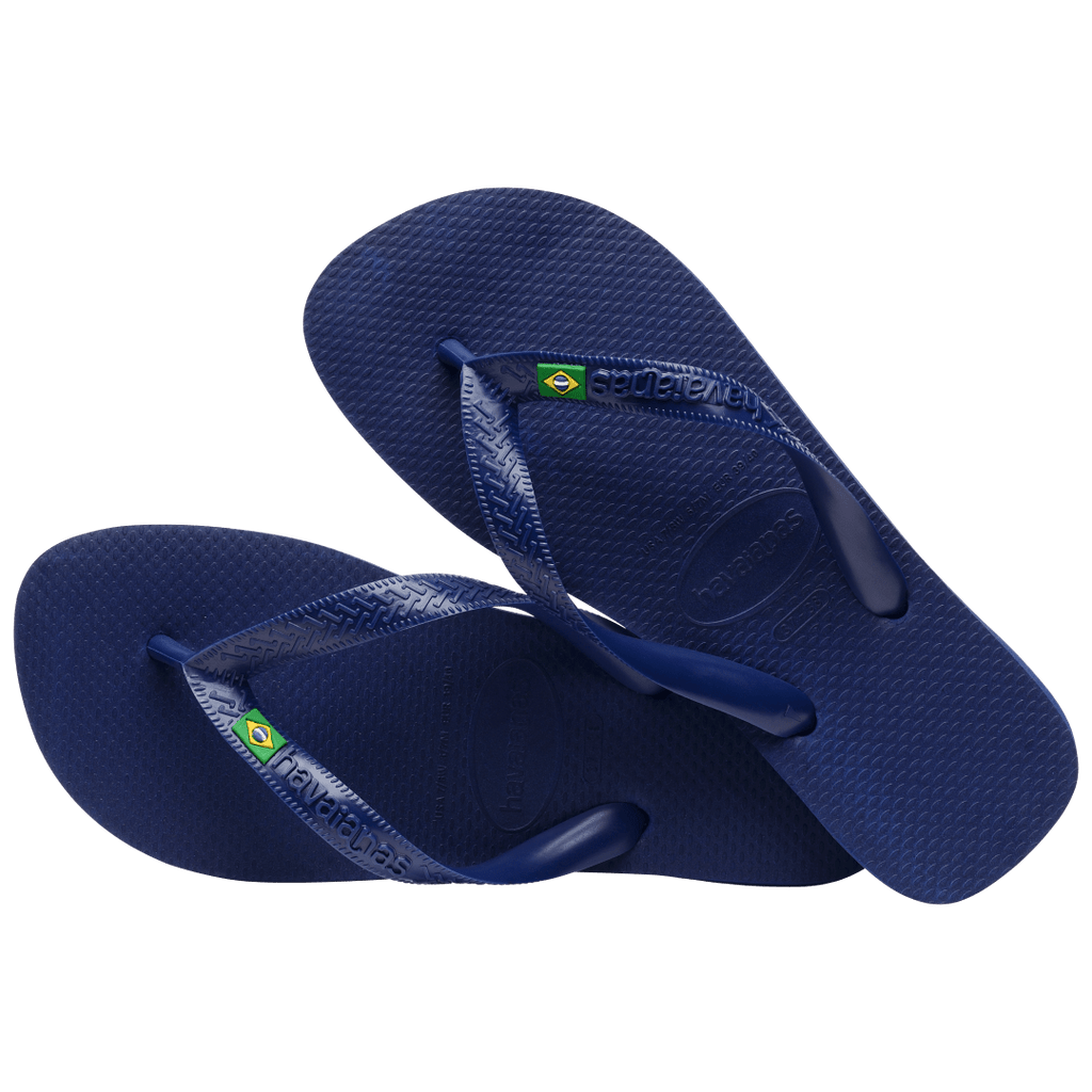 Women's Brazil Flip Flops - Navy Blue