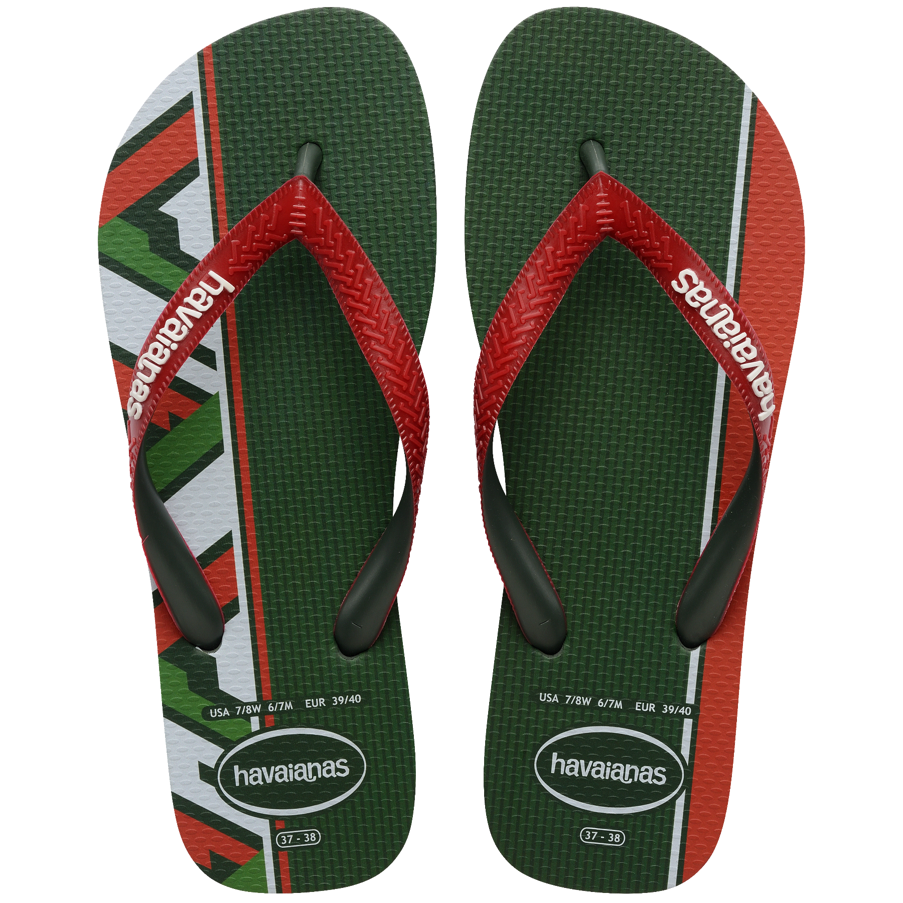 Men's Top Nations II Flip Flops - Mexico