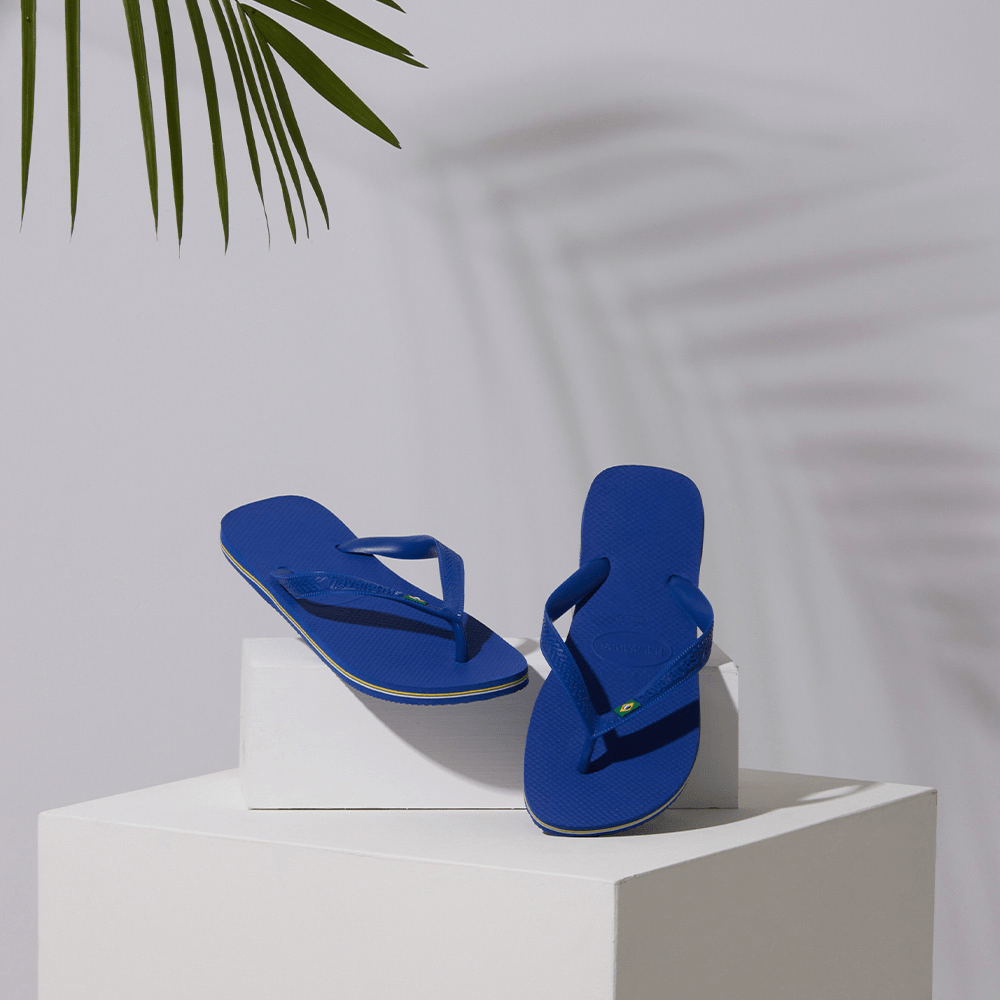 Women's Brazil Flip Flops - Marine Blue