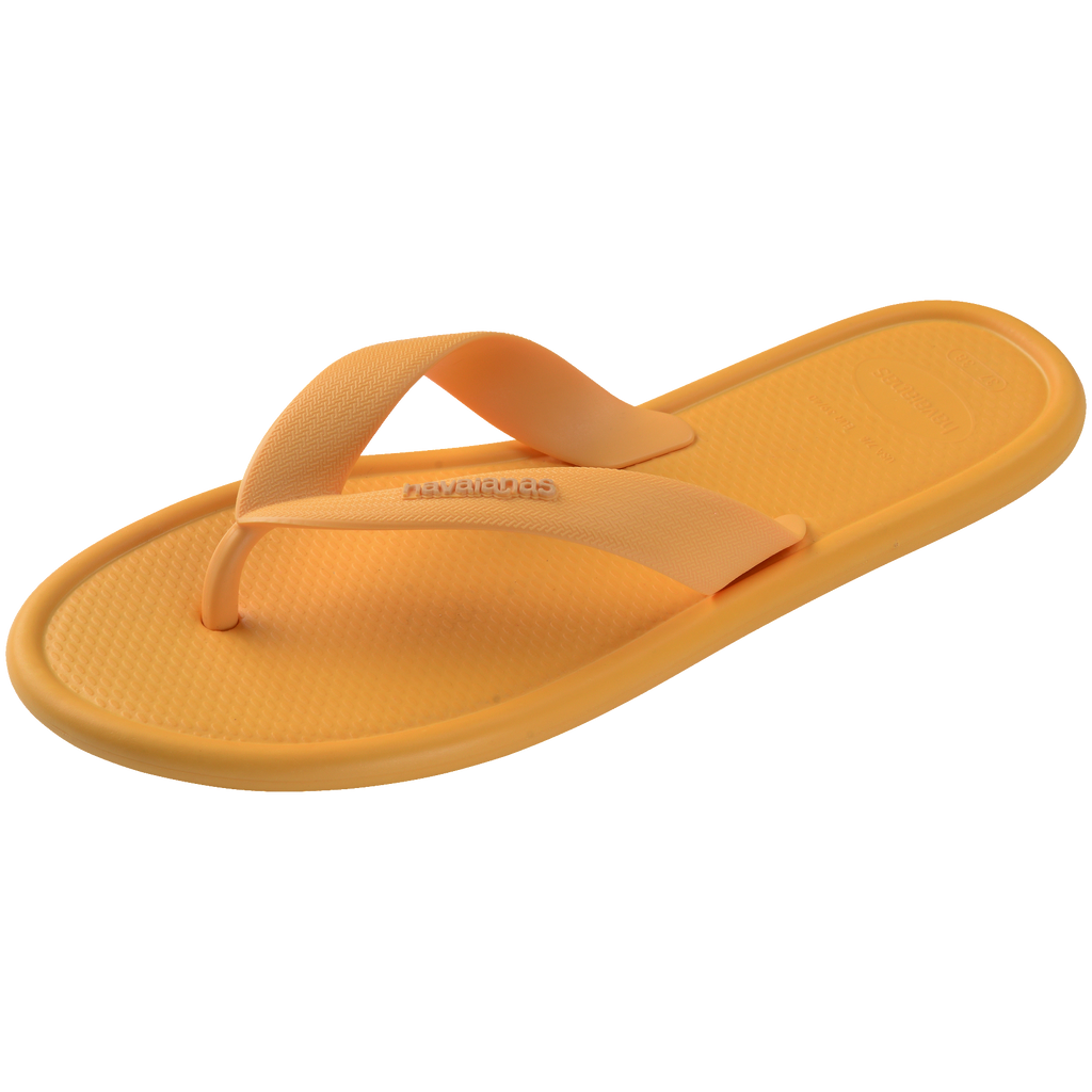 Women's Puffed Up Flip Flops - CAJA YELLOW