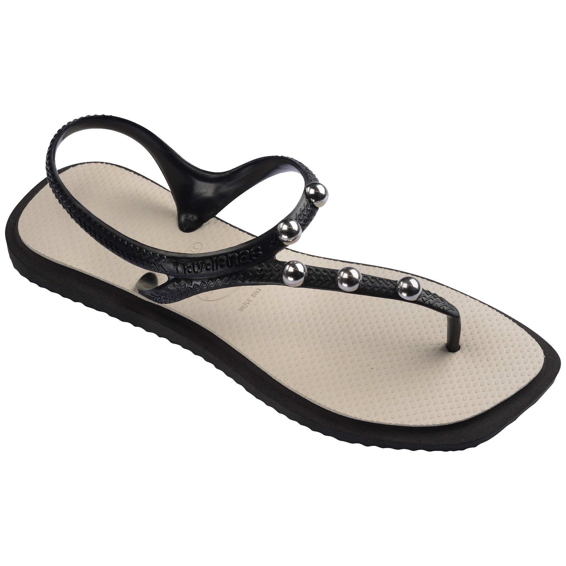 Women's Flash Fusion Sandals - BLACK/BEIGE STRAW