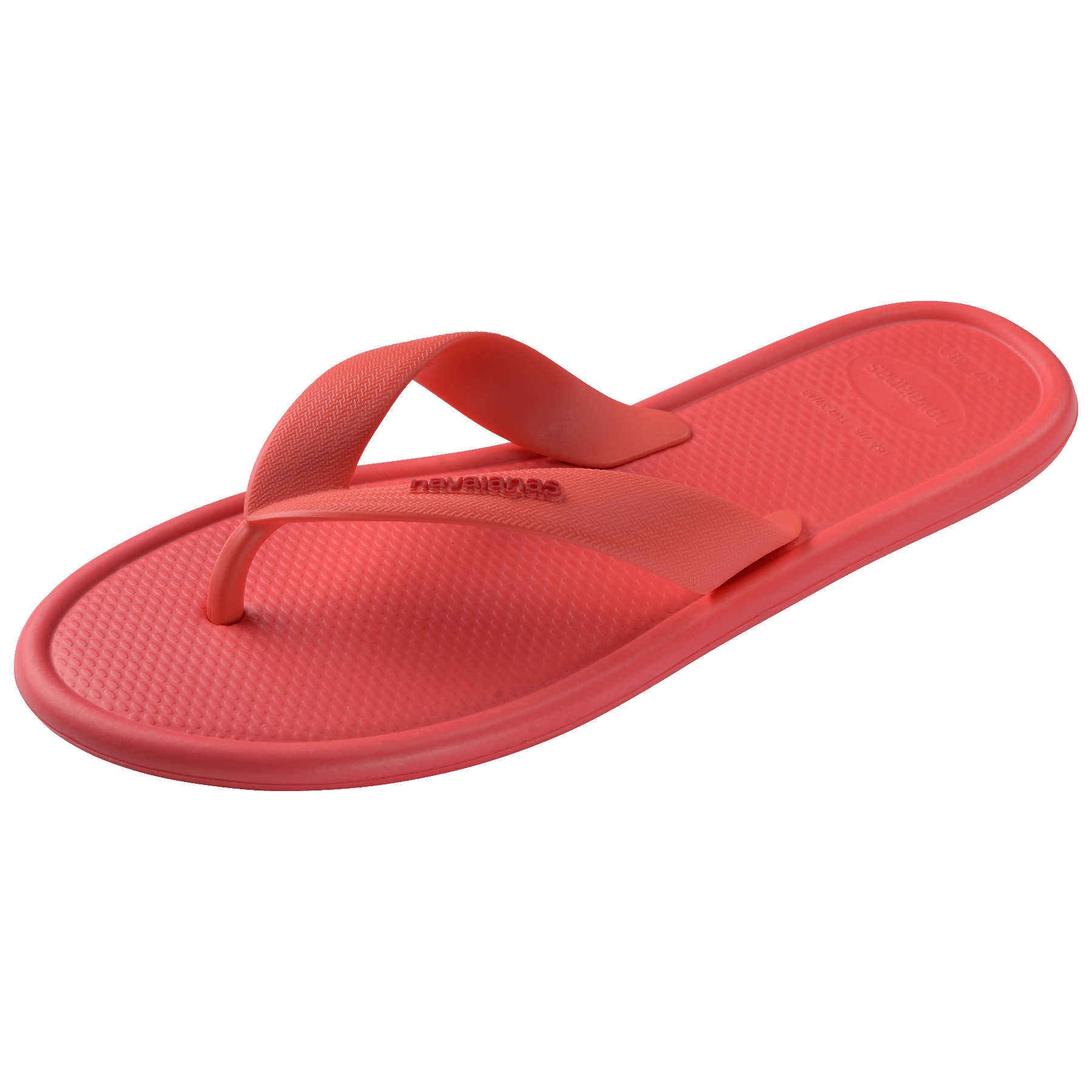 Women's Puffed Up Flip Flops - TROPICAL CORAL