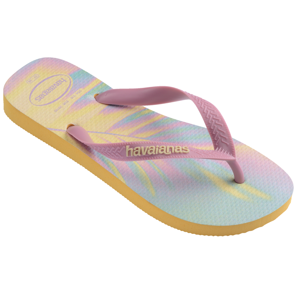 Women's Top Fashion Flip Flops - CAJA YELLOW
