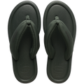 Women's Maxi Puffed Flip Flops - GREEN OLIVE
