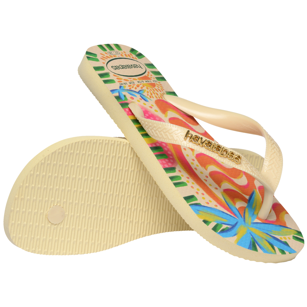 Women's Top Bossa Flip Flops - Buttercream