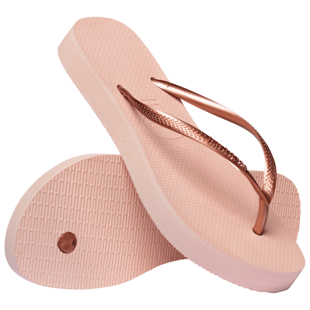 Women's Slim Flatform Flip Flops - Ballet Rose