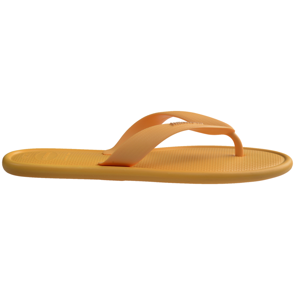 Women's Puffed Up Flip Flops - CAJA YELLOW