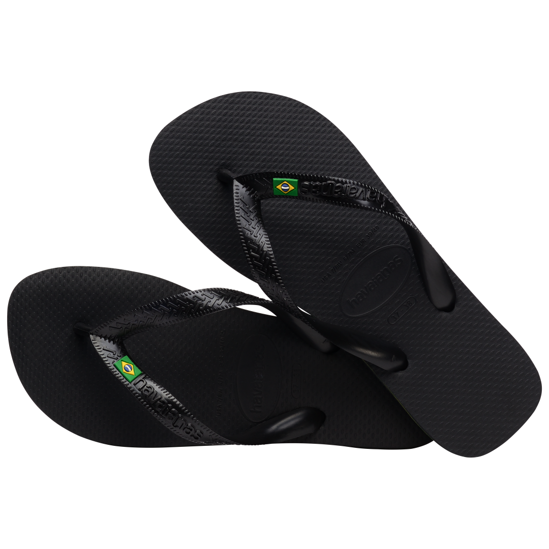 Women's Brazil Flip Flops - Black