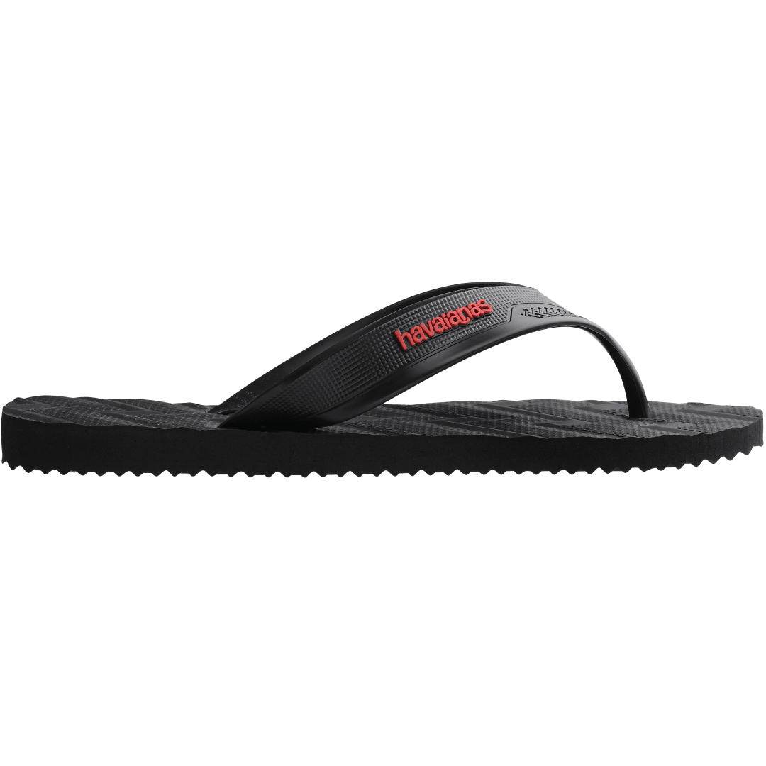 Men's Track Waves Flip Flops - Black
