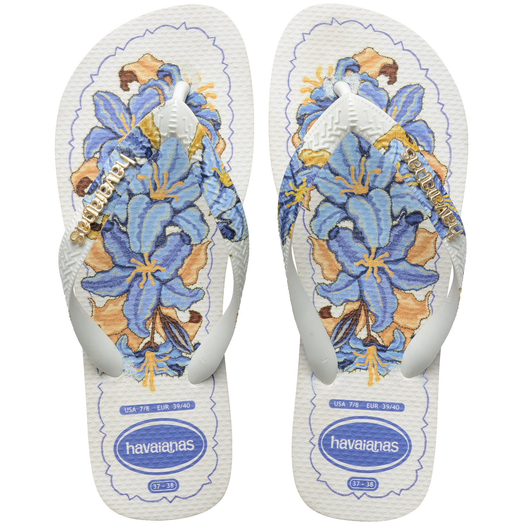 Women's Tropicalia Vibes II Top Flip Flops - WHITE