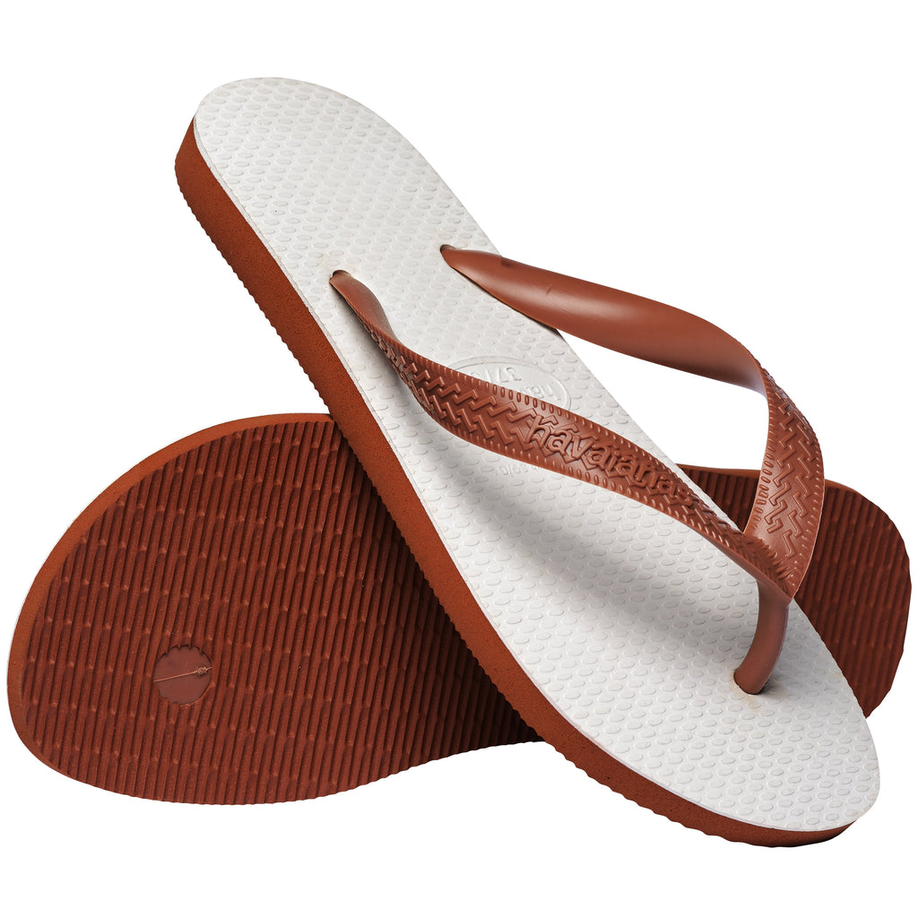 Women's Tradicional Flip Flops - RUST