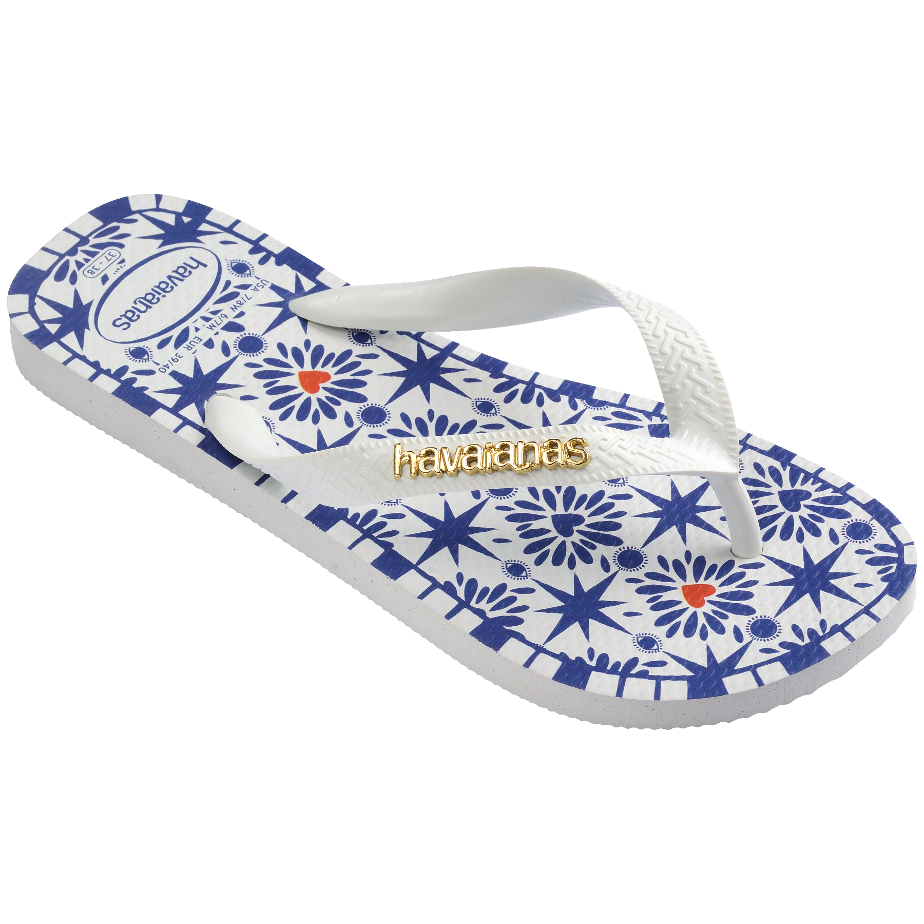 Women's Top Sao Luis Flip Flops - White
