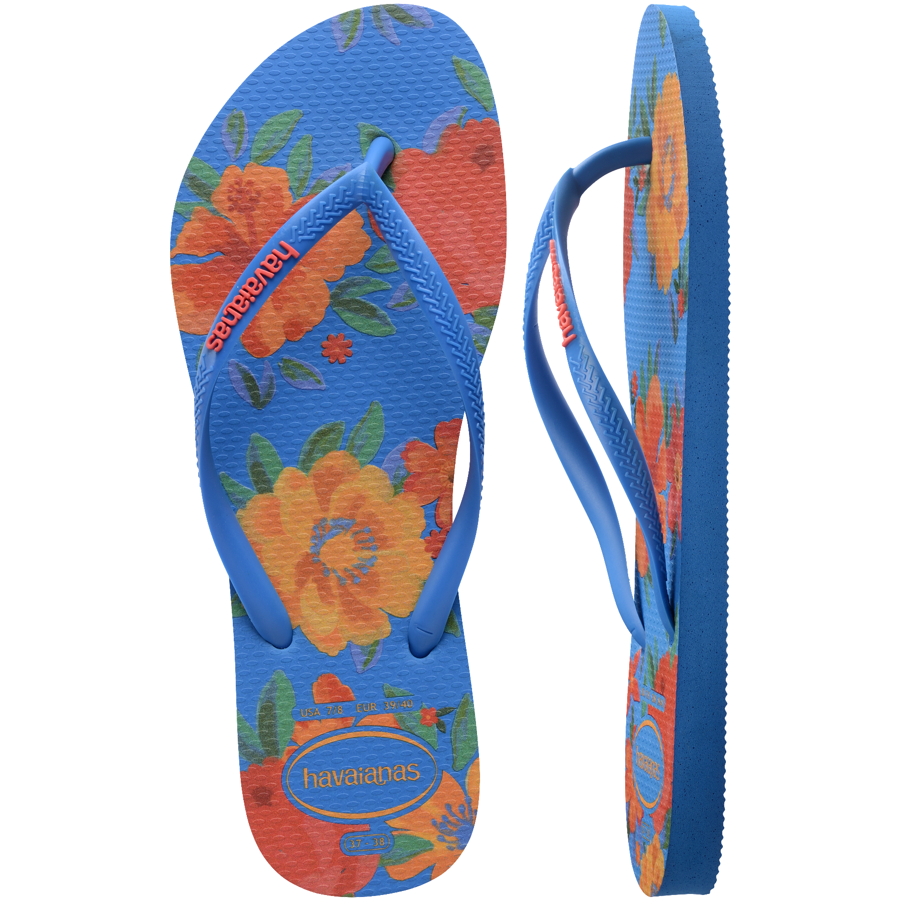 Women's Summer Bliss Slim Flip Flops - BRILLIANT BLUE