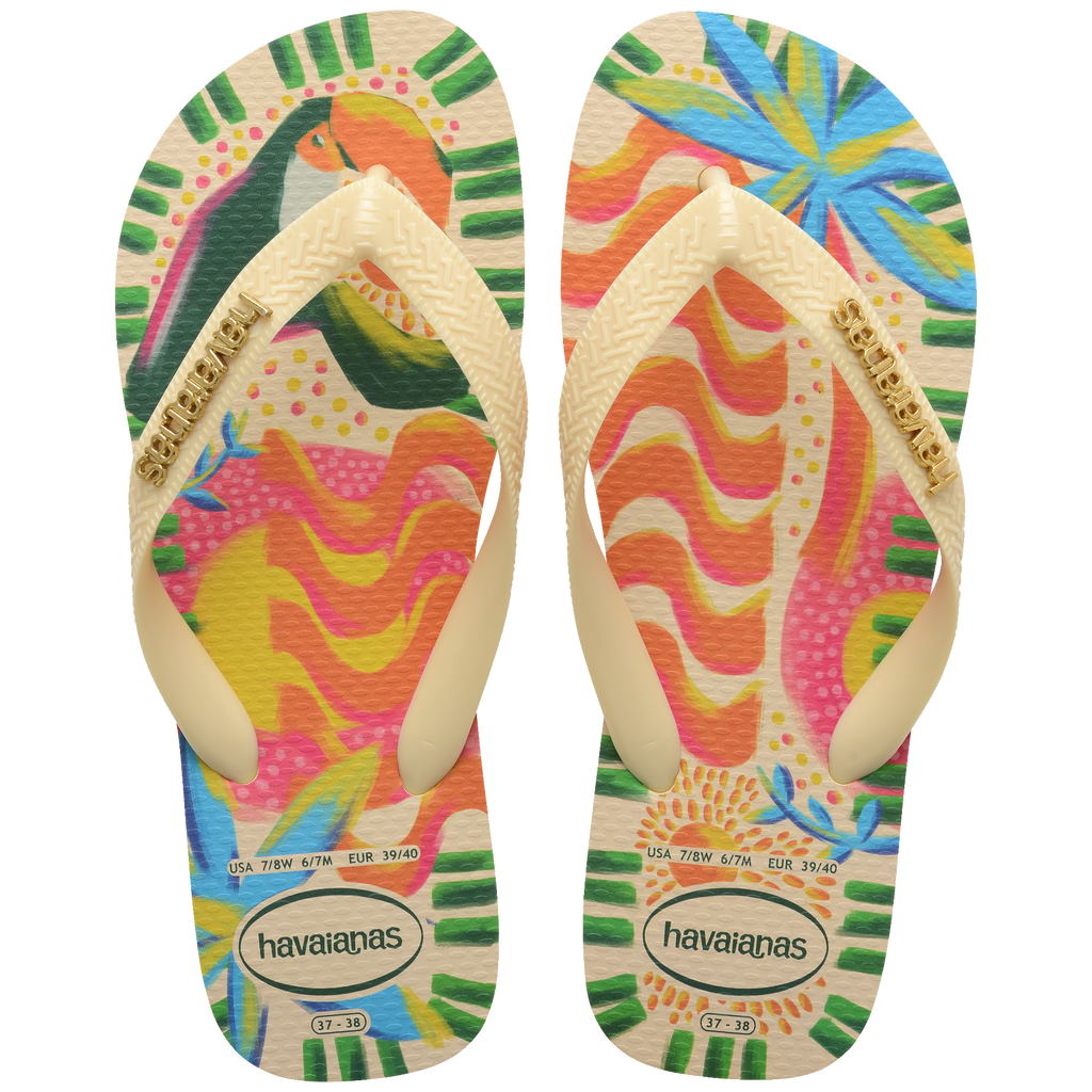 Women's Top Bossa Flip Flops - Buttercream