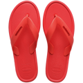 Women's Puffed Up Flip Flops - TROPICAL CORAL