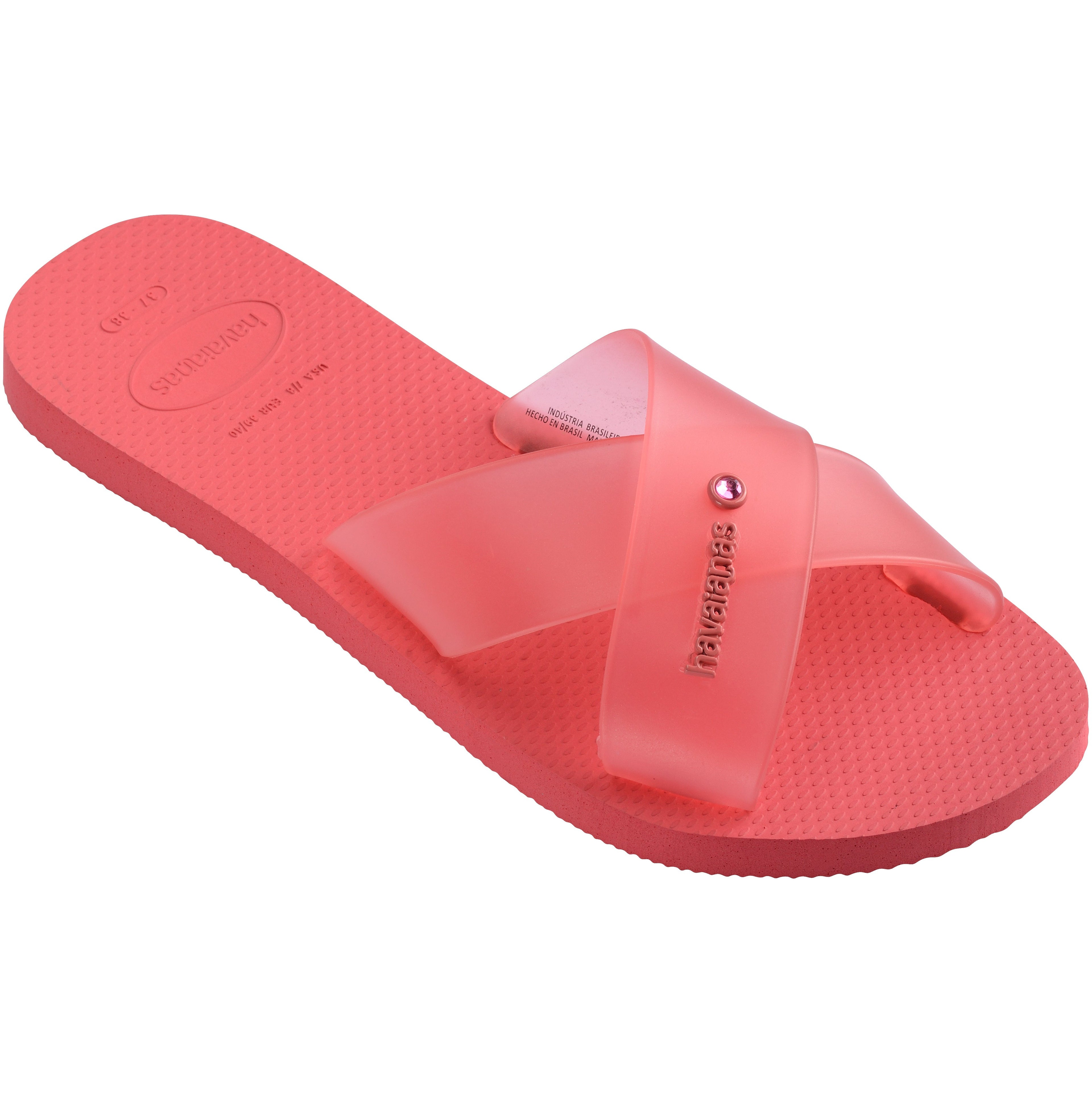 Women's Aqua Jelly Sandals - TROPICAL CORAL