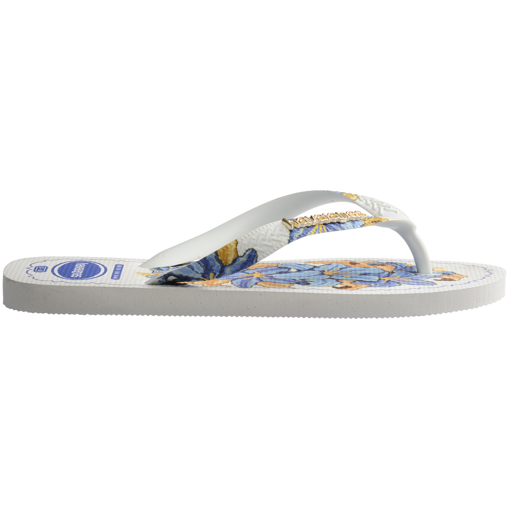Women's Tropicalia Vibes II Top Flip Flops - WHITE
