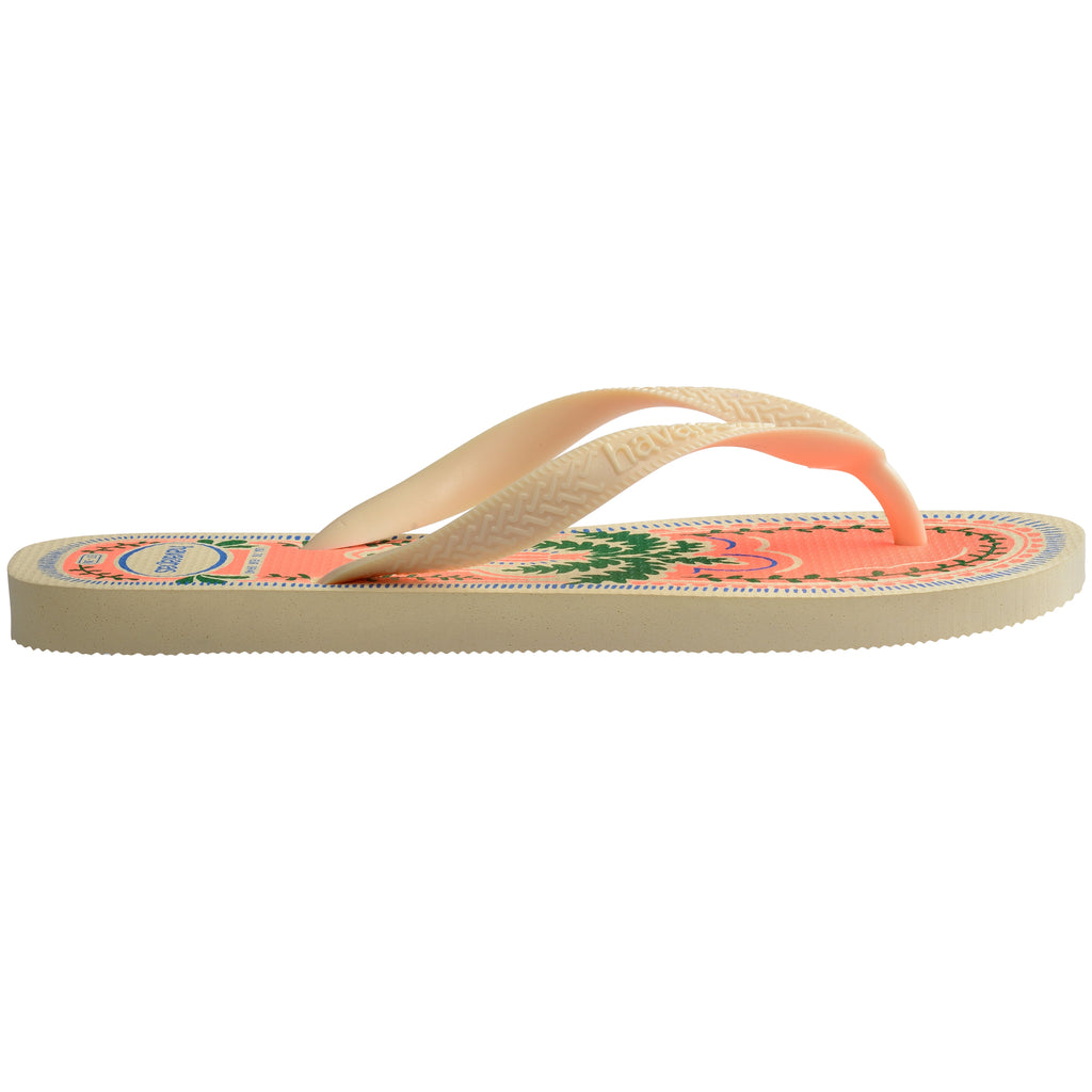 Women's Top Summer Vibes Flip Flops - BUTTERCREAM