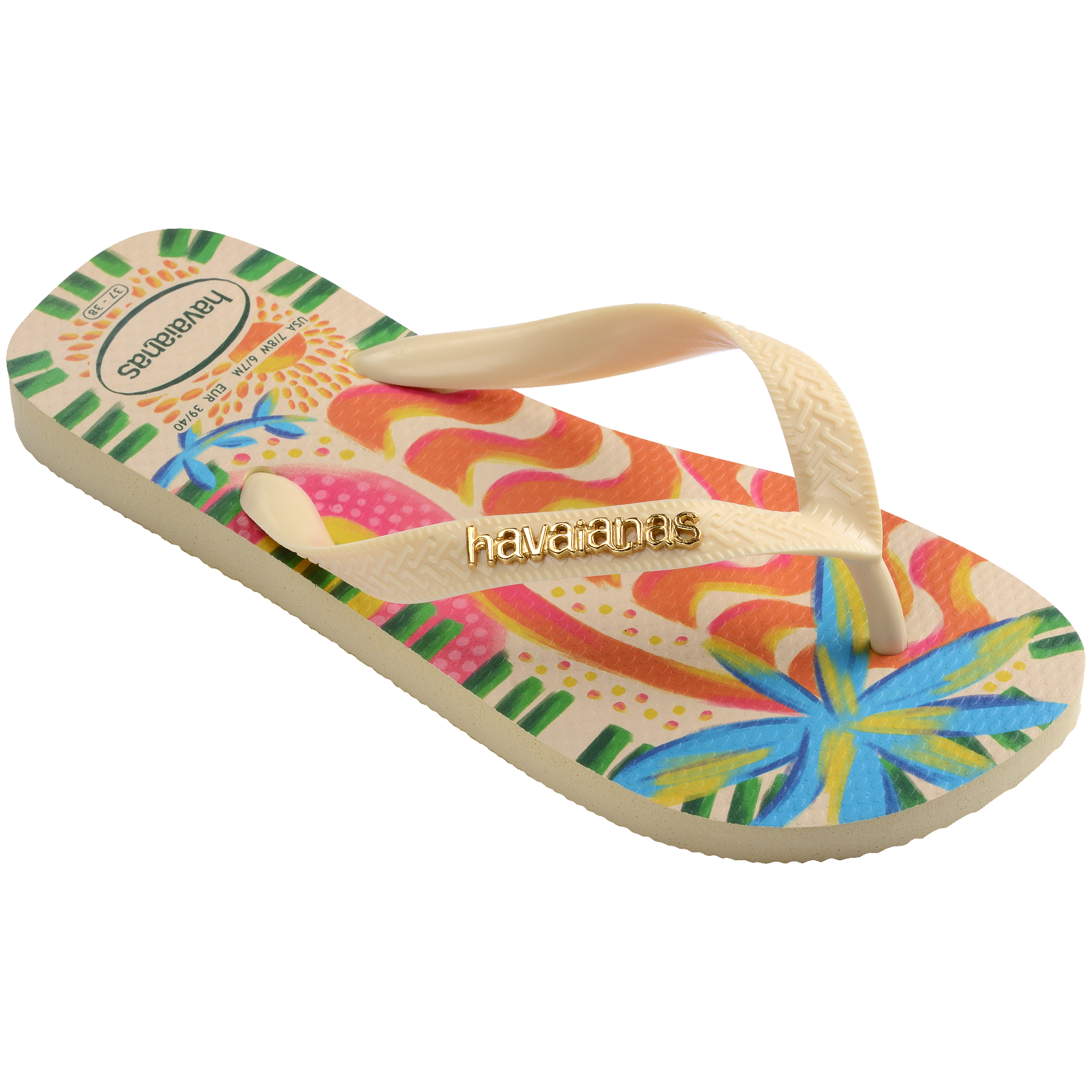 Women's Top Bossa Flip Flops - Buttercream