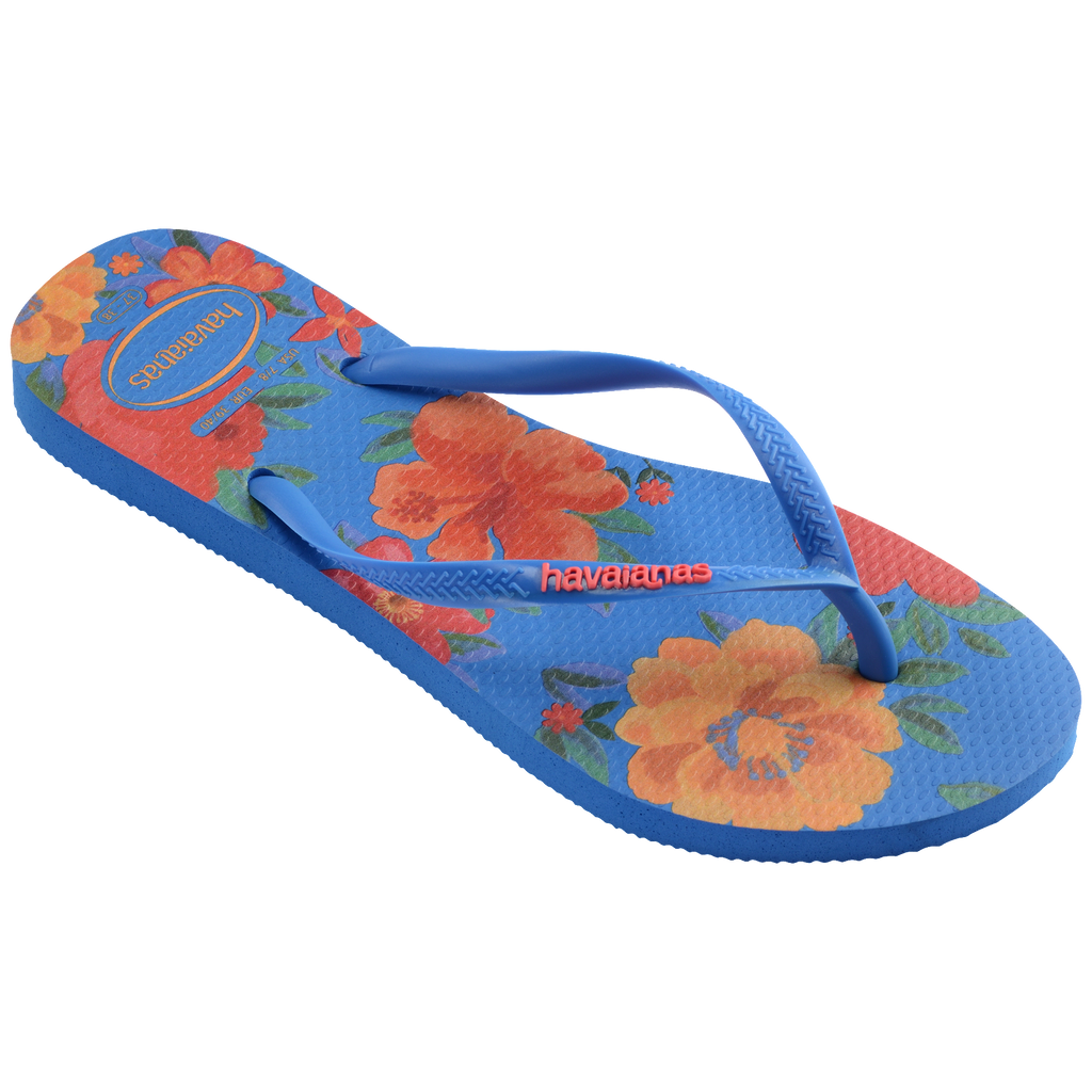 Women's Summer Bliss Slim Flip Flops - BRILLIANT BLUE