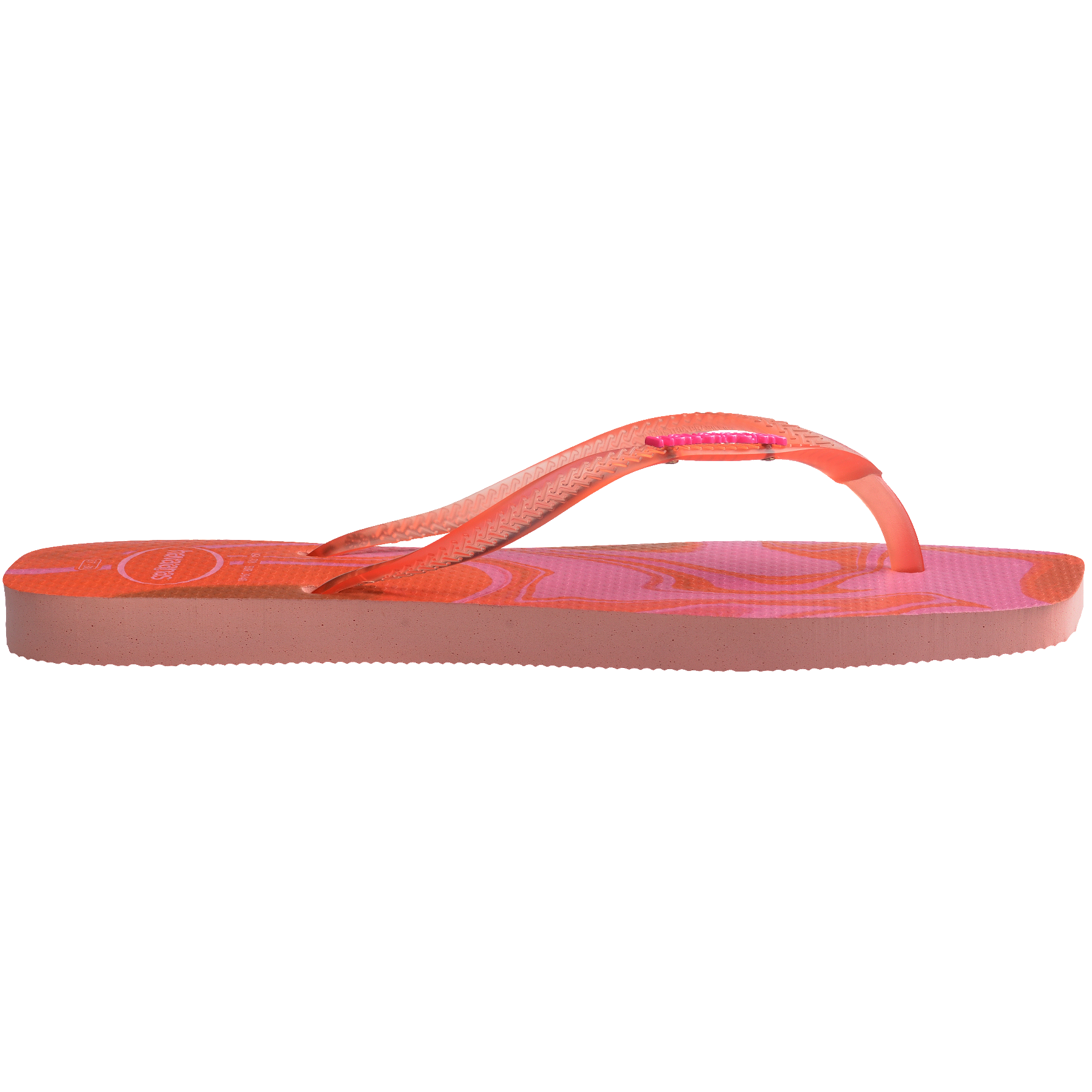 Women's Slim Square Jelly Flip Flops - BLOSSOM