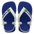 Baby Brazil Logo Flip Flop Sandals - Marine Blue