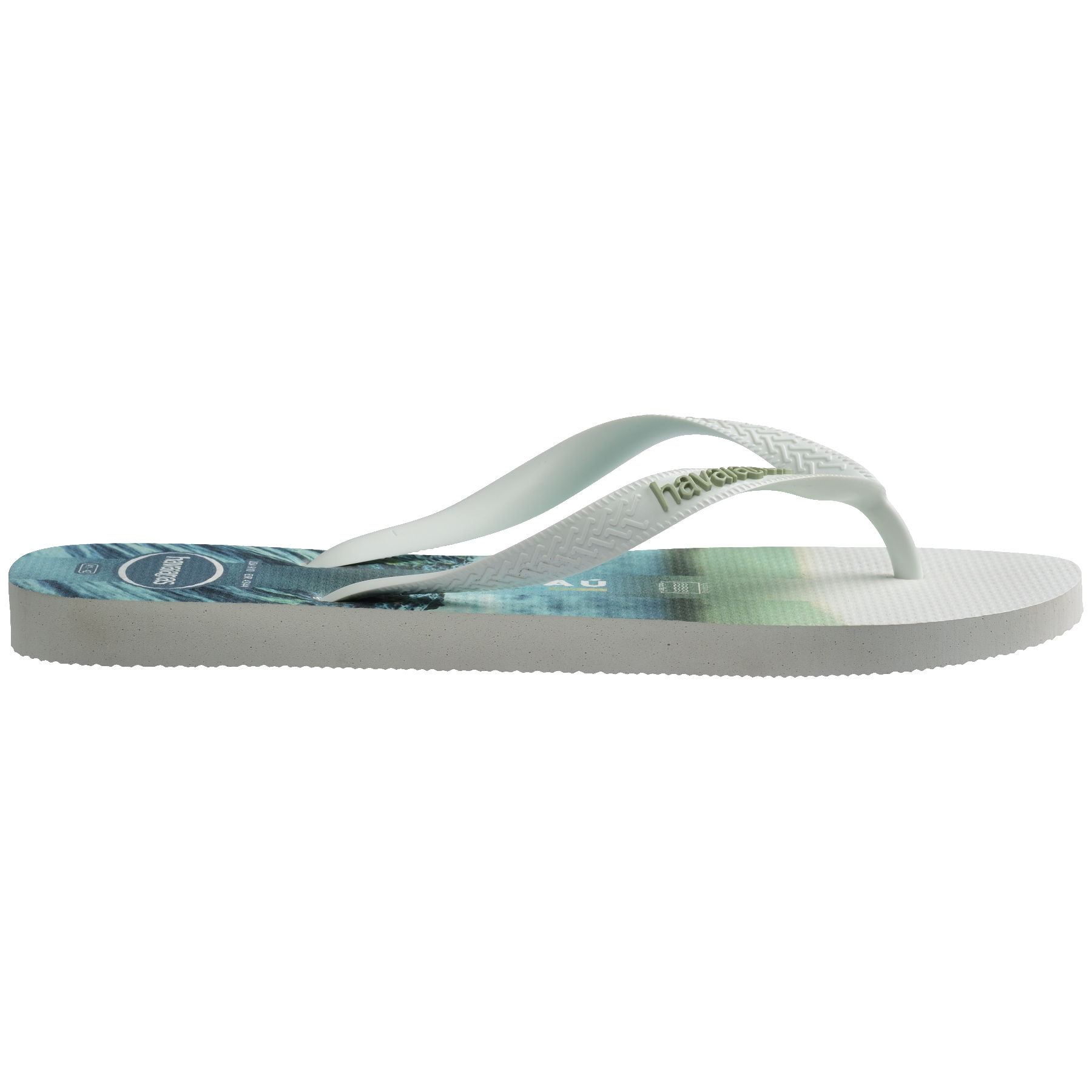 Men's Top Surfer I Flip Flops - WHITE/WHITE