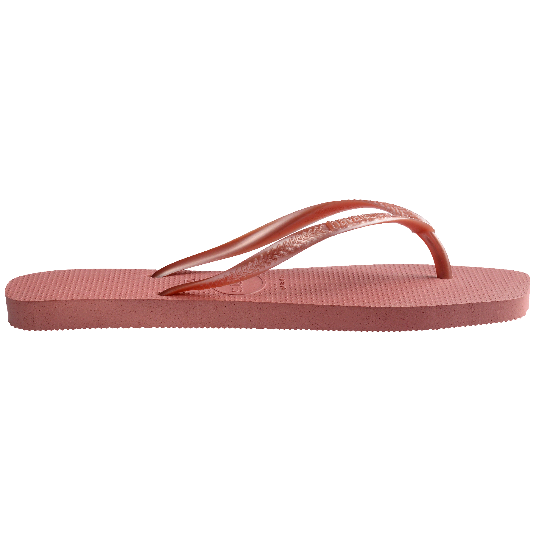 Women's Slim Square Flip Flops - CANYON CLAY