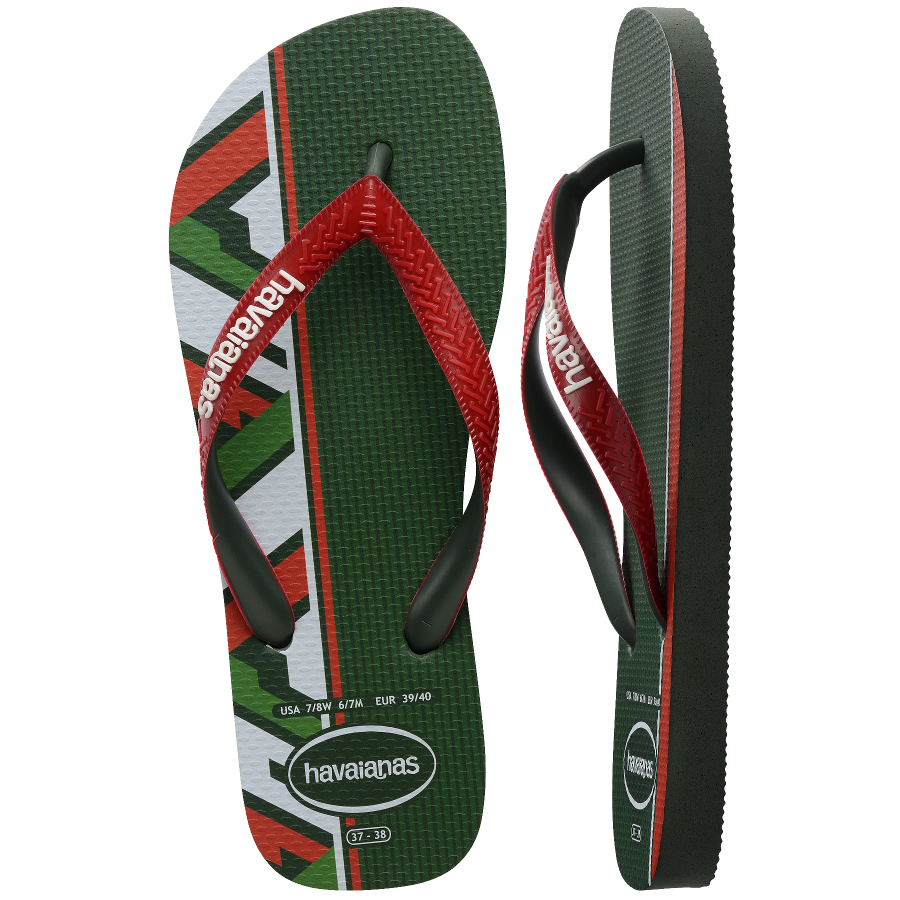 Men's Top Nations II Flip Flops - Mexico