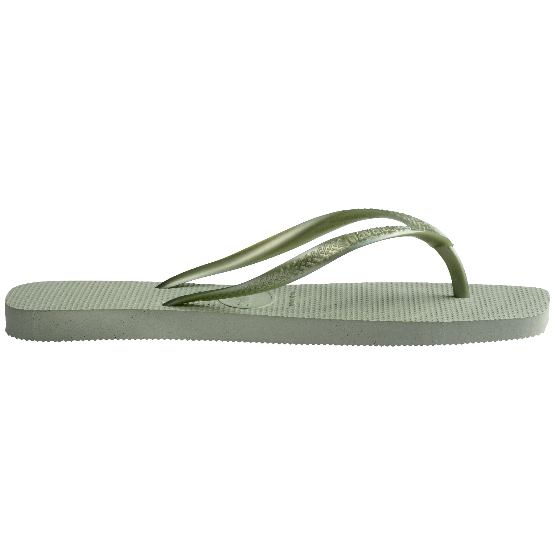 Women's Slim Square Flip Flops - SMOKE GREEN