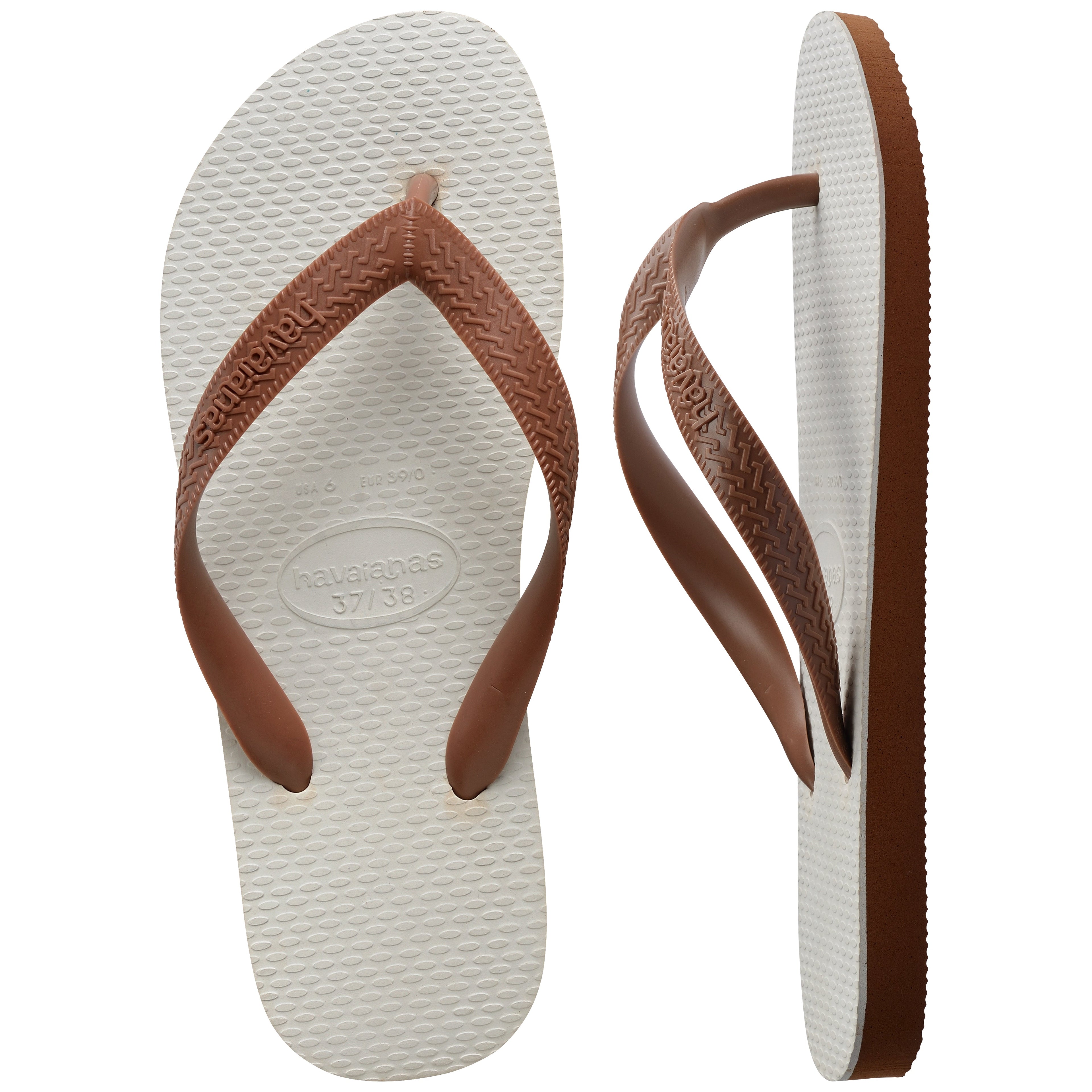 Women's Tradicional Flip Flops - RUST