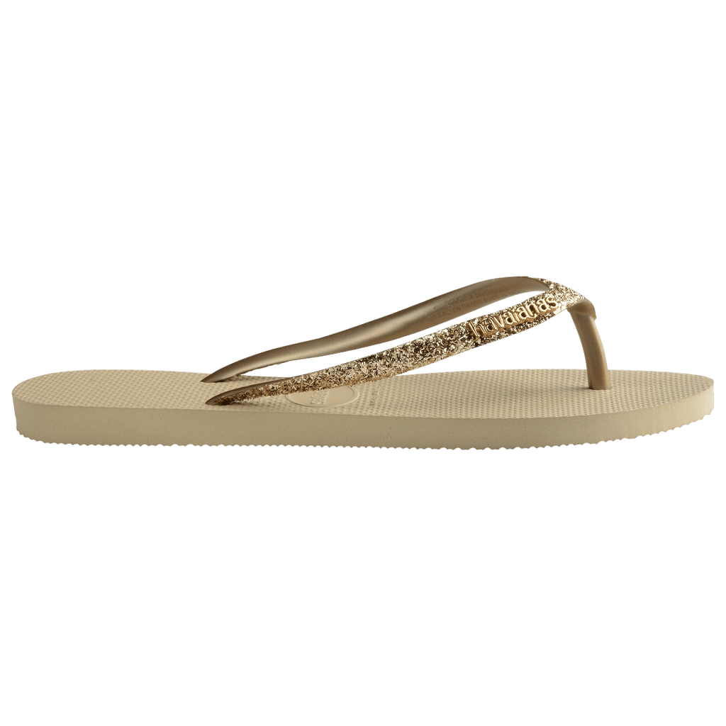 Women's Slim Glitter II Flip Flop - Brown