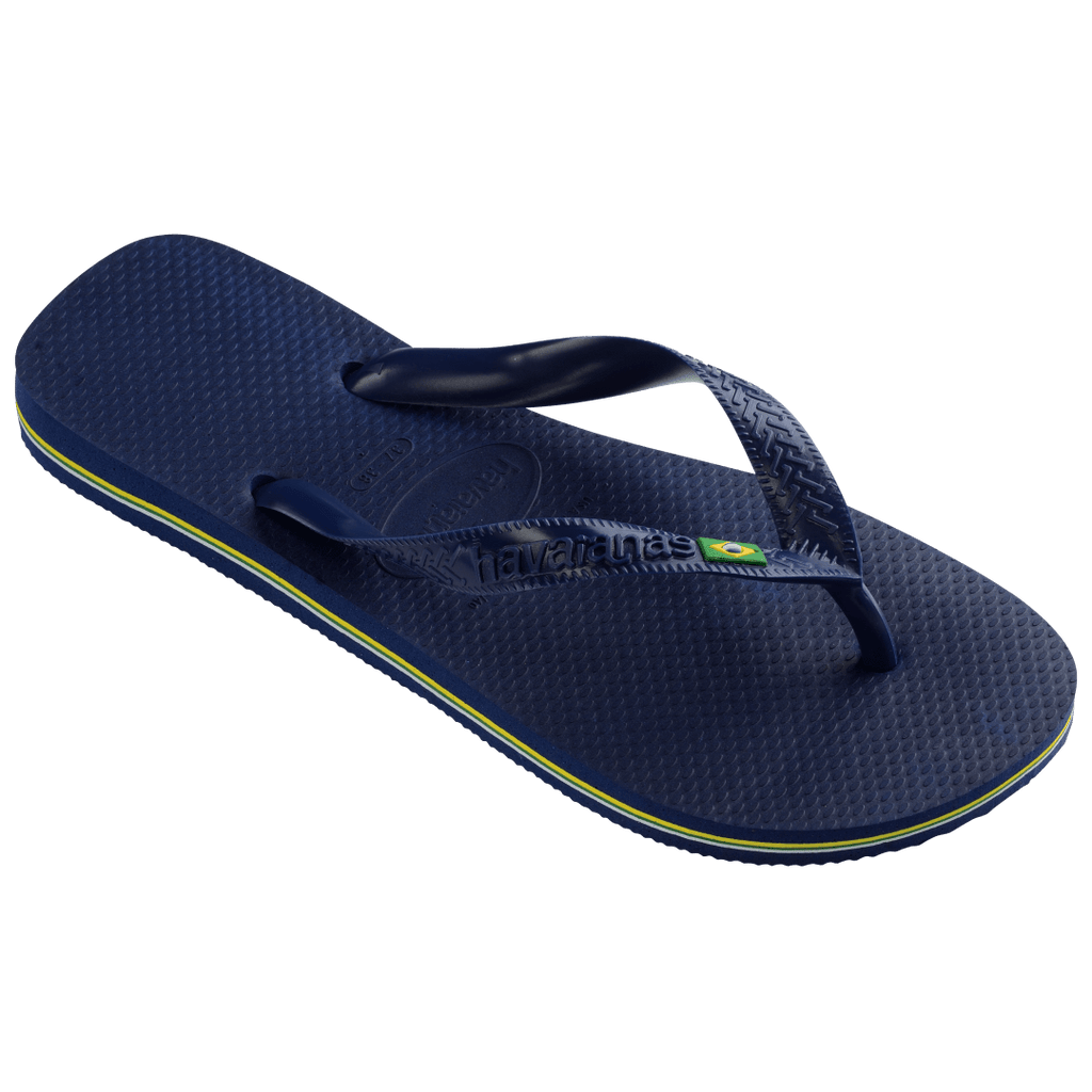 Women's Brazil Flip Flops - Navy Blue