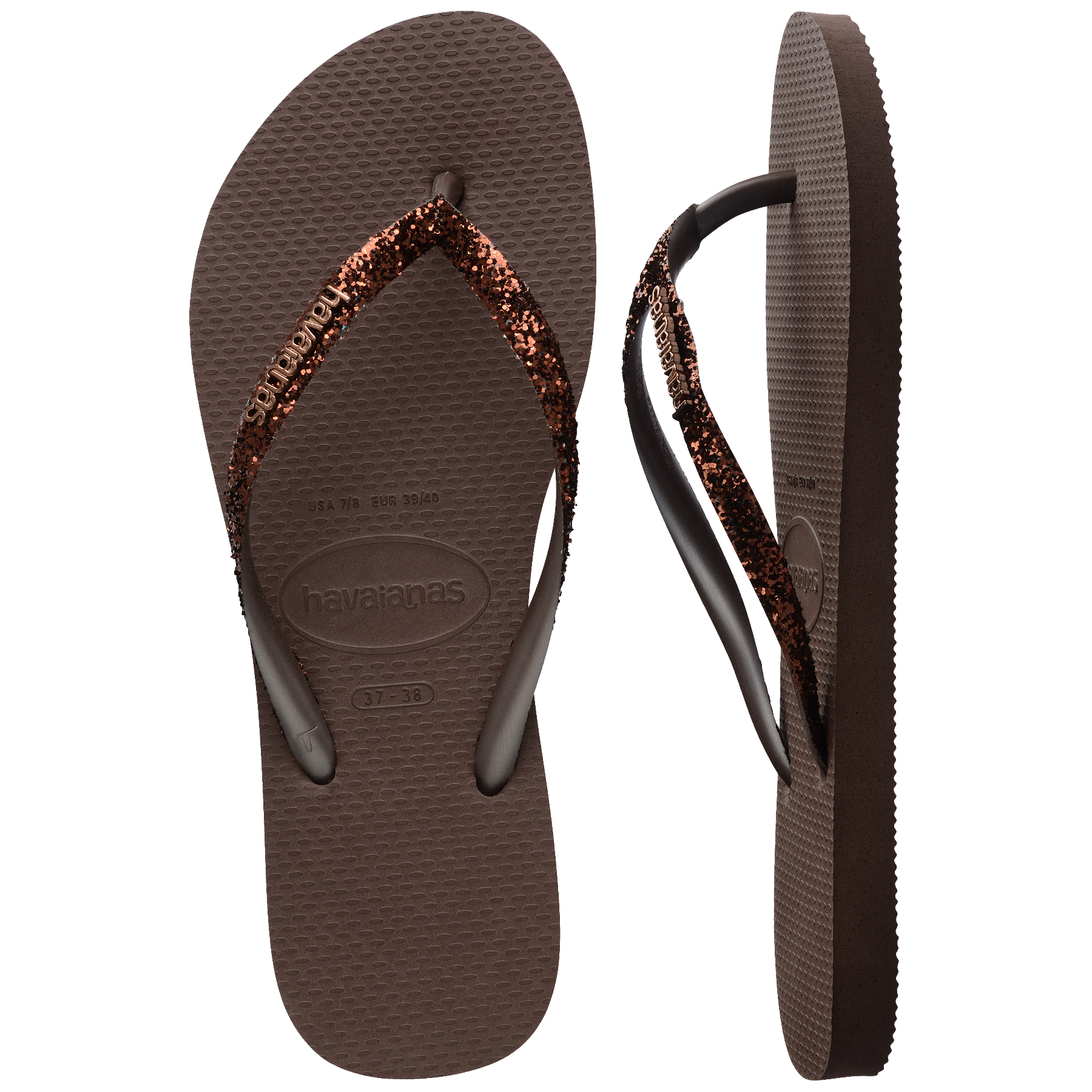 Women's Slim Glitter II - DARK BROWN
