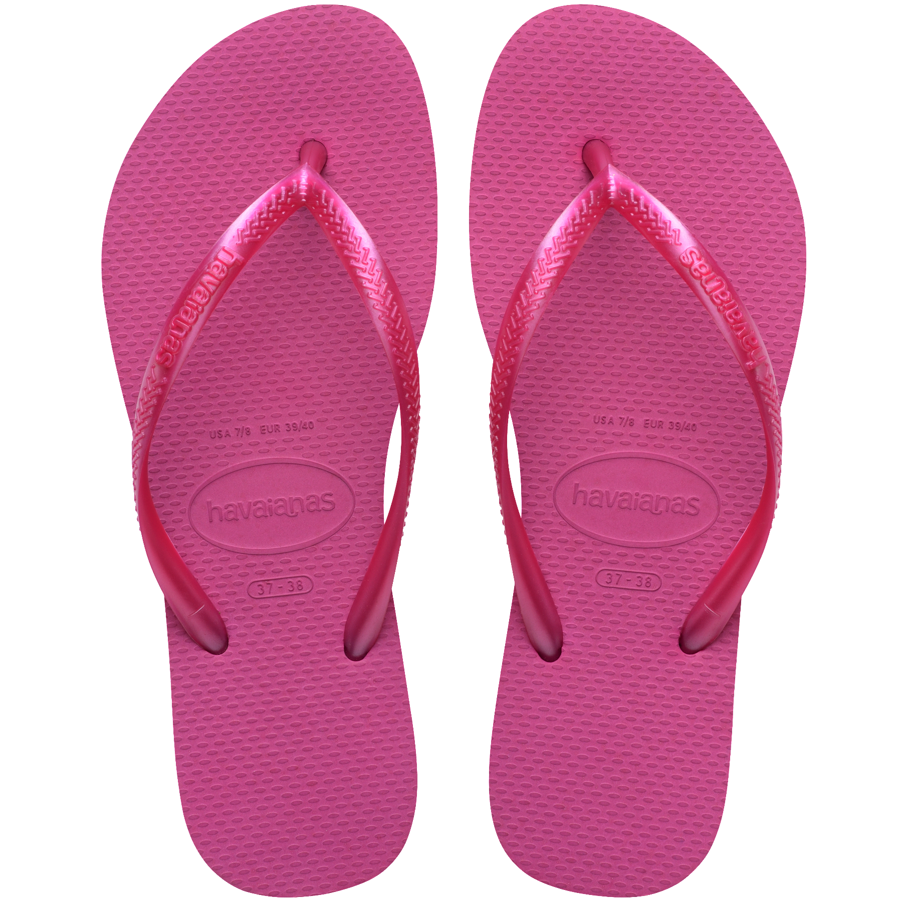Women's Slim Flip Flops - ROSE GUM/METALLIC ROSE GUM