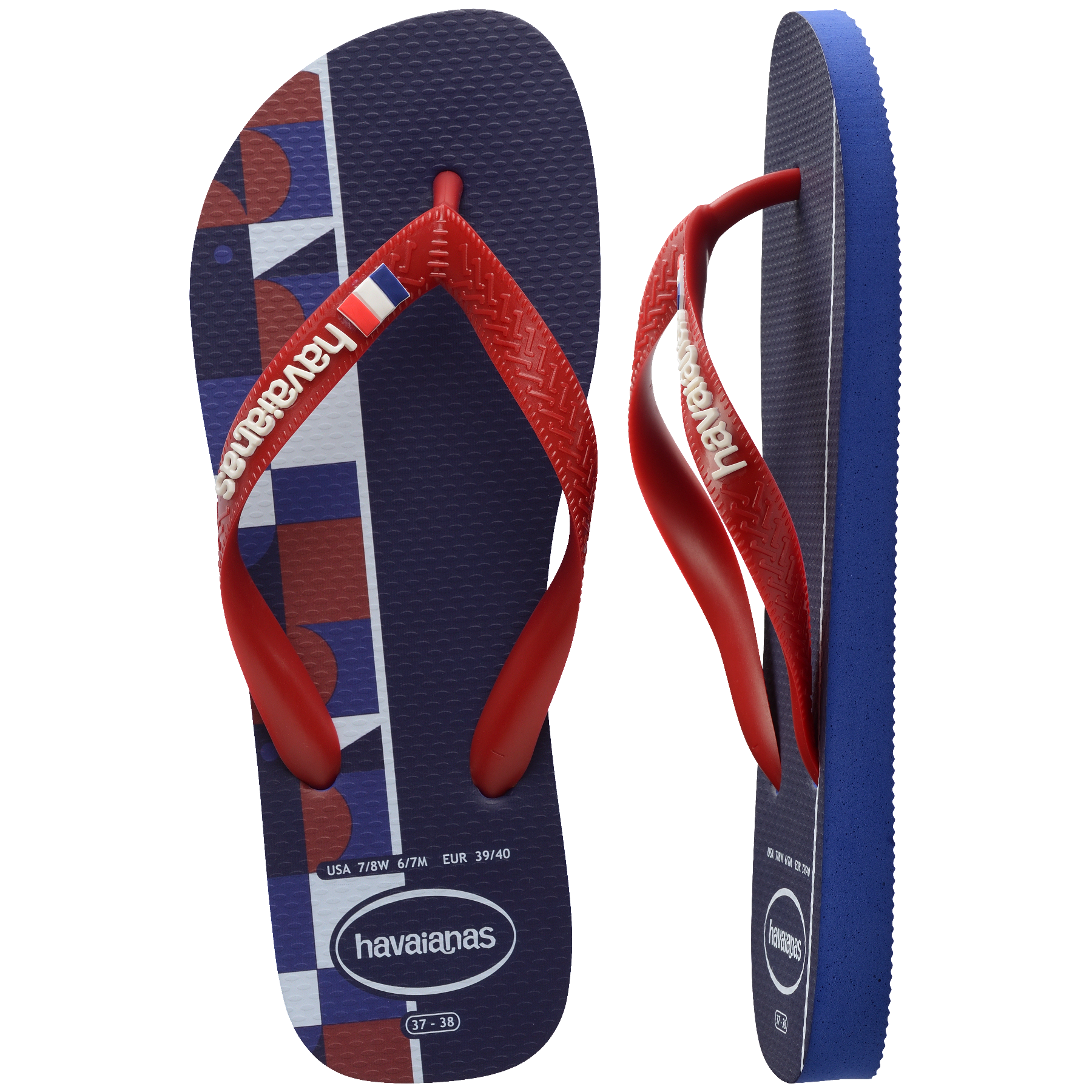 Men's Top Nations I Flip Flops - France