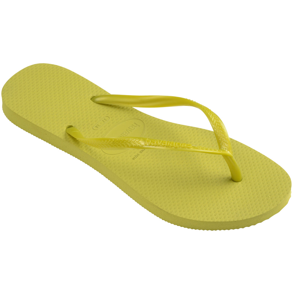 Women's Slim Flip Flops - Wild Lime