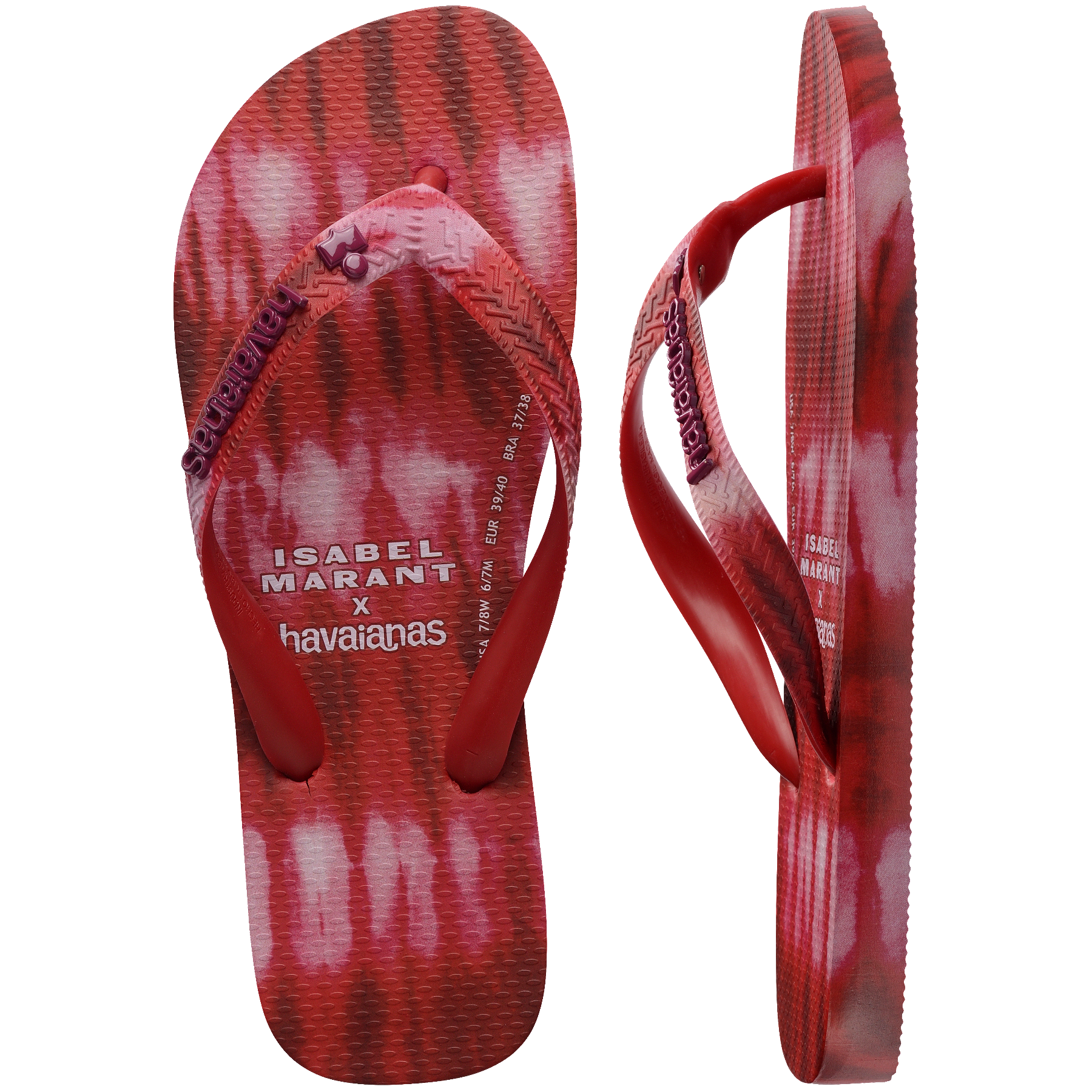 Women's Isabel Marant Top Ikat Flip Flops - Red