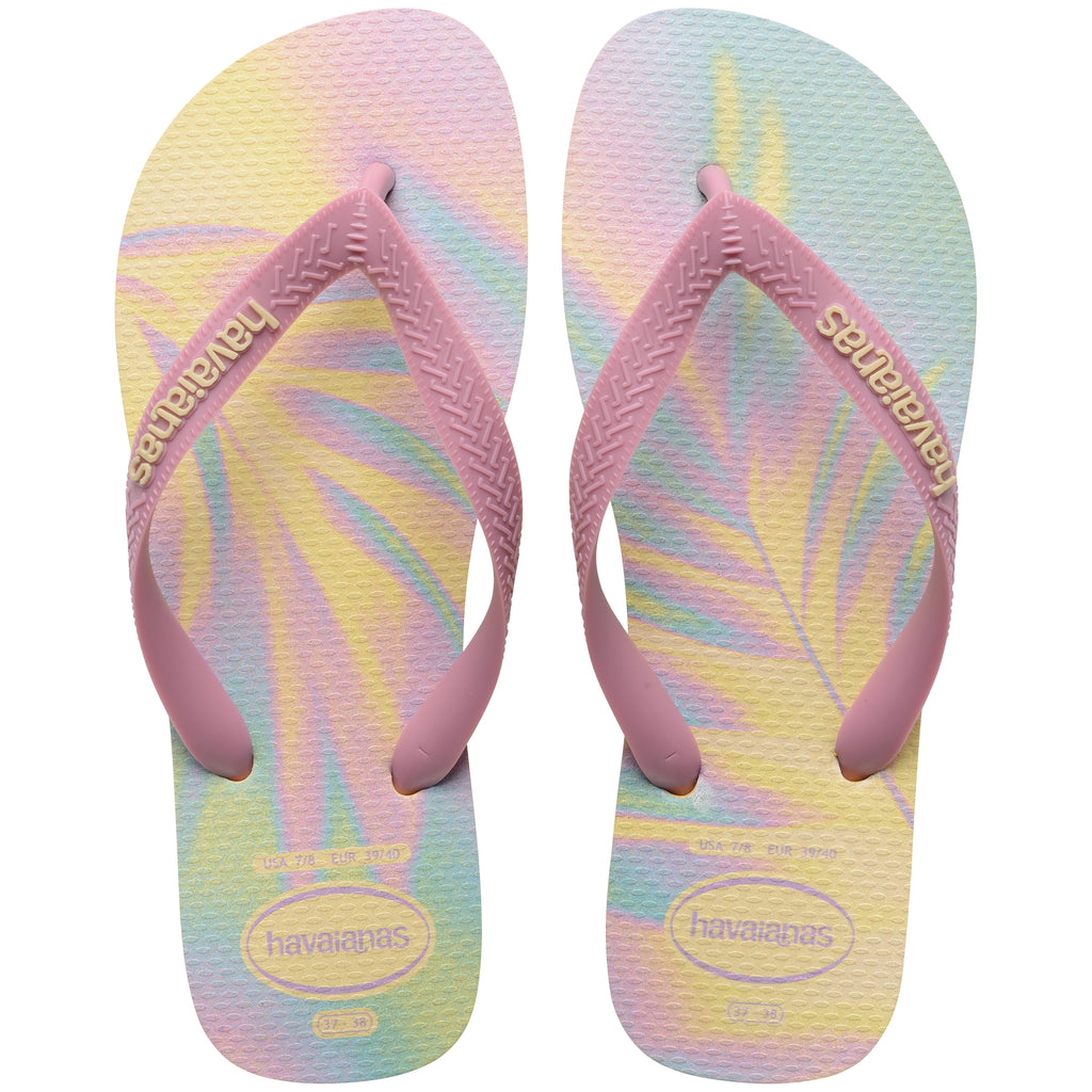 Women's Top Fashion Flip Flops - CAJA YELLOW