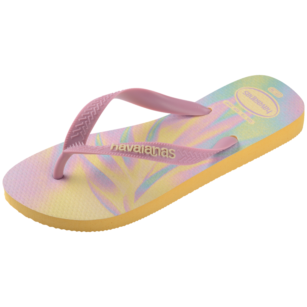 Women's Top Fashion Flip Flops - CAJA YELLOW