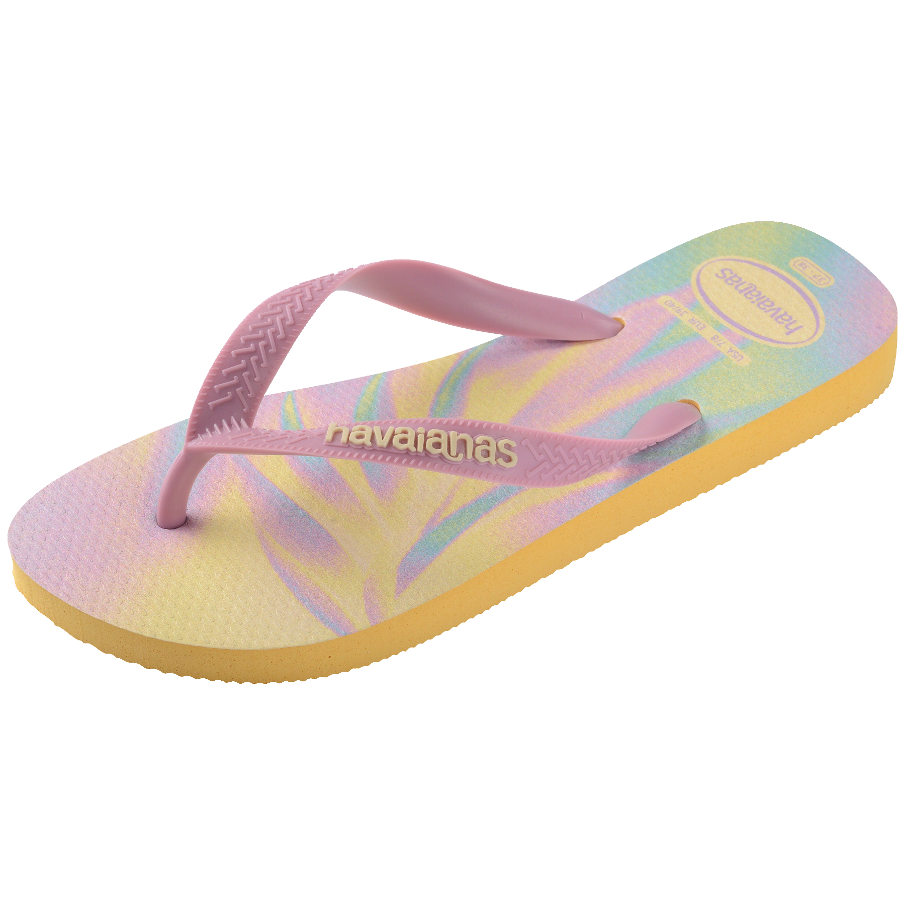 Women's Top Fashion Flip Flops - CAJA YELLOW